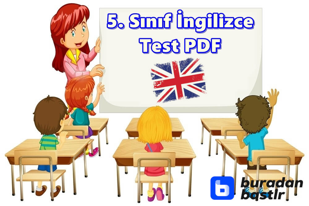 5. Sınıf İngilizce Yaprak Test PDF İndir (Tüm Üniteler)