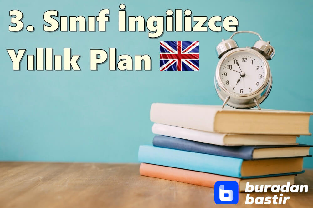 3. Sınıf İngilizce Yıllık Plan | [Bu Çizelge ile Başarınızı Katlayın]